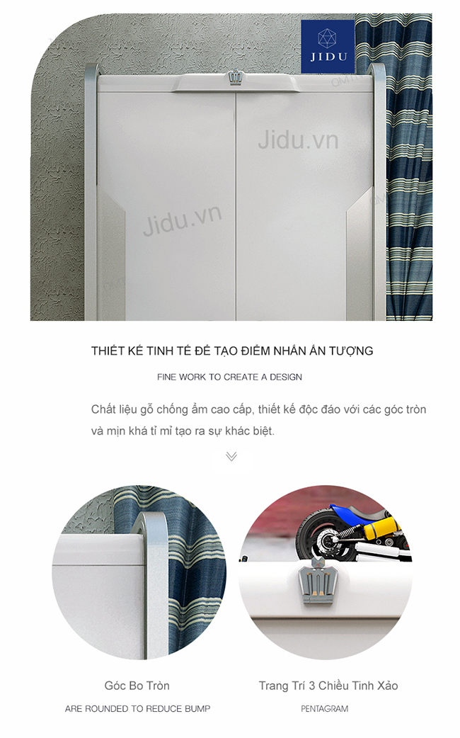 Thiết kế tinh tế để tạo điểm ấn tượng Thiết kế tinh tế để tạo điểm ấn tượng