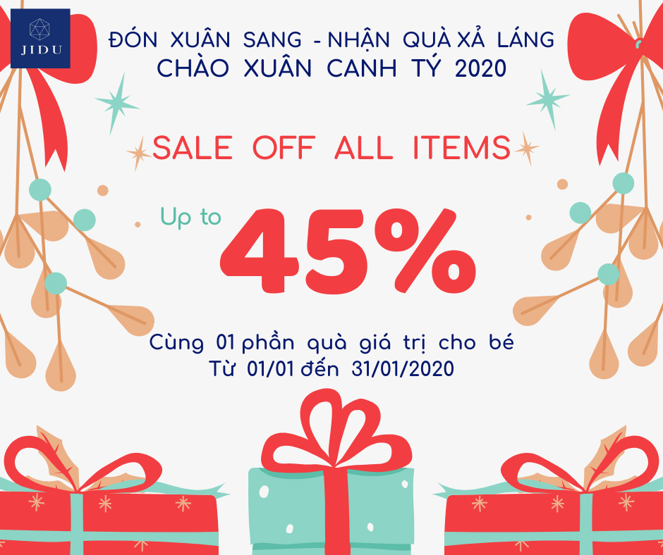 SALE OFF CHÀO XUÂN CANH TÝ LÊN TỚI 45% GIÁ TRỊ SẢN PHẨM Khuyến Mãi bàn học chống gù đến 45%