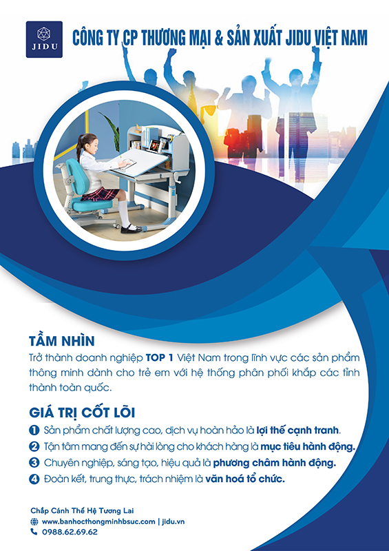 Tầm nhìn của công ty cổ phần thương mại sản xuất Jidu Việt Nam Tầm nhìn của công ty cổ phần thương mại sản xuất Jidu Việt Nam