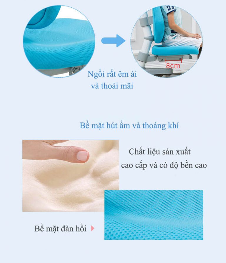 Ghế ngồi êm ái và thoải mái