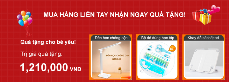 Set quà tặng giá trị từ BSUC dành cho bé yêu.