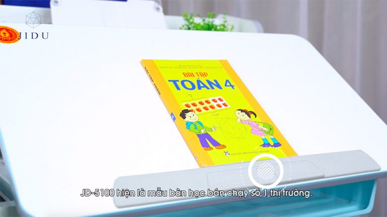 Bookstop chặn sách vở khi điều chỉnh độ nghiêng của bàn học trẻ em JD-5100