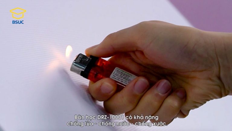 Bề mặt bàn học DRZ-10001 có khả năng chống lửa