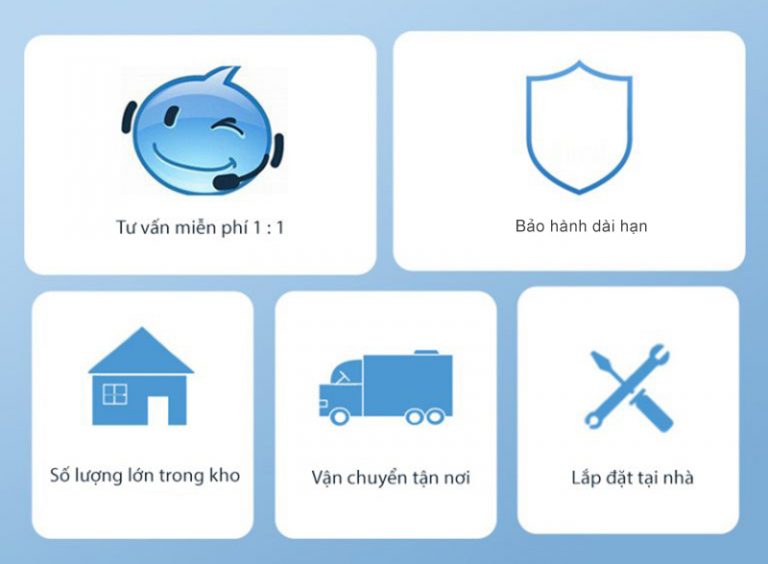 Những hỗ trợ tốt nhất của công ty cho các quý khách hàng