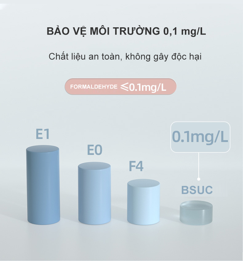 Chất liệu sản xuất an toàn, bảo vệ môi trường