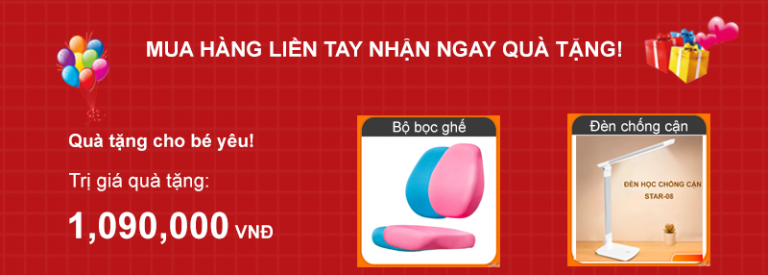 Set quà tặng giá trị từ BSUC dành cho bé yêu.