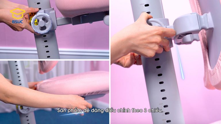 Ghế chống gù DRY-808 có khả năng điều chỉnh 3 chiều