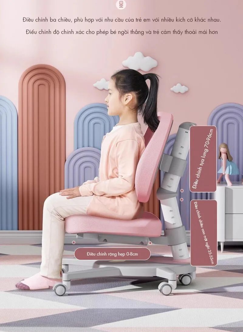 Bàn học chống gù giúp định vị đúng tư thế