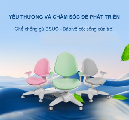 Ghế chống gù lưng cho học sinh: Đầu tư cho tương lai của trẻ